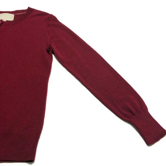 BANANA REPUBLIC | Red Cardigan 100% Merino Wool PS - Picture 9 of 15